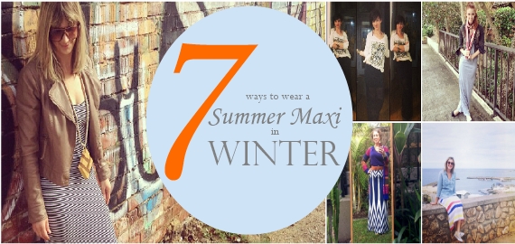 7 ways to wear a summer maxi in winter