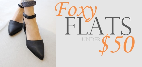 flats under fifty fox in flats