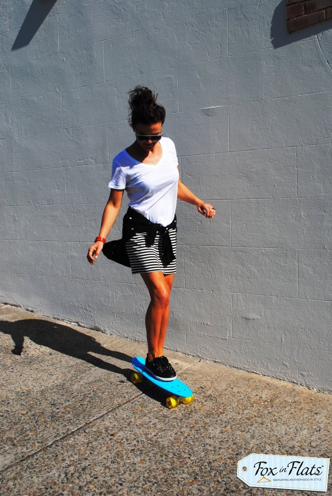 Fox in Flats Mix Apparel Andrea Skateboarding 3