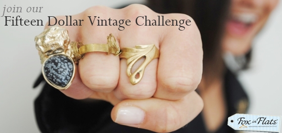 Fifteen Dollar Vintage Challenge