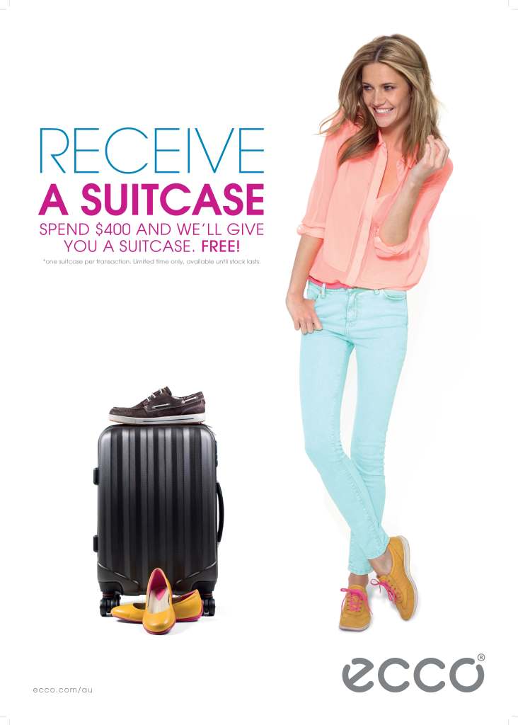 ECCO suitcase promotion