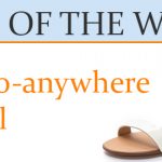 The go-anywhere sandal