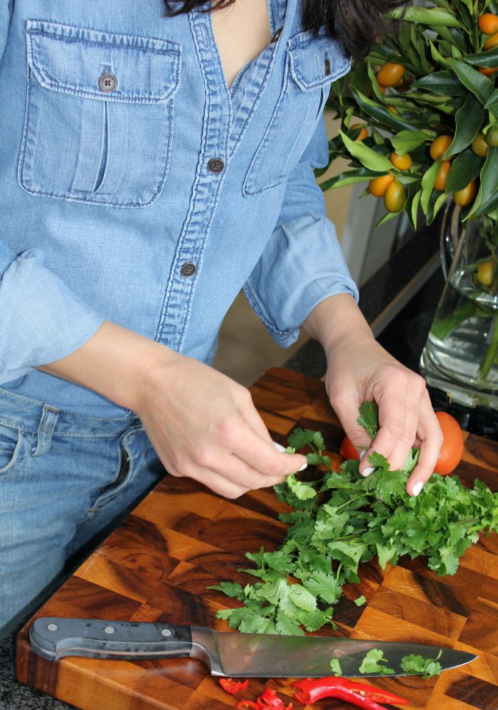 adding my own fresh herbs