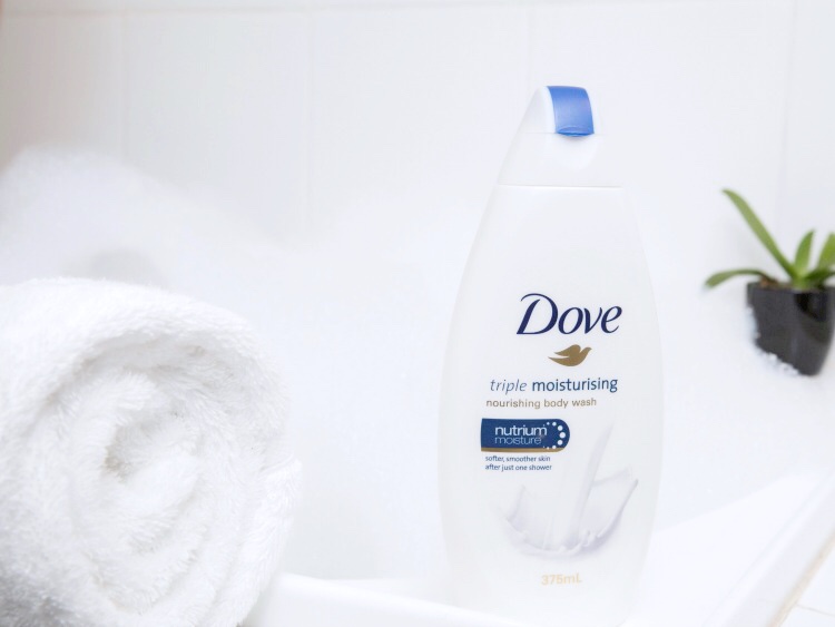 Dove triple moisturising body wash